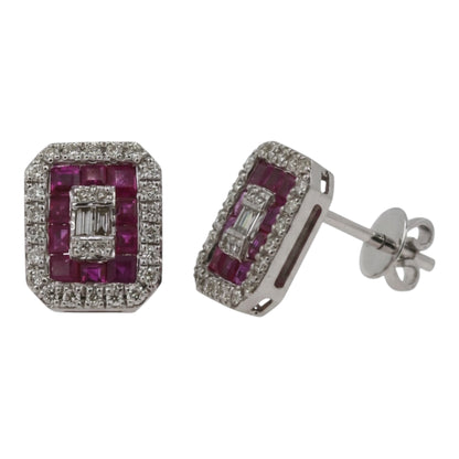 ARETES RECTANGULARES RUBI