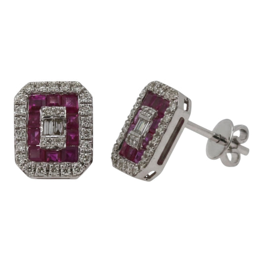ARETES RECTANGULARES RUBI