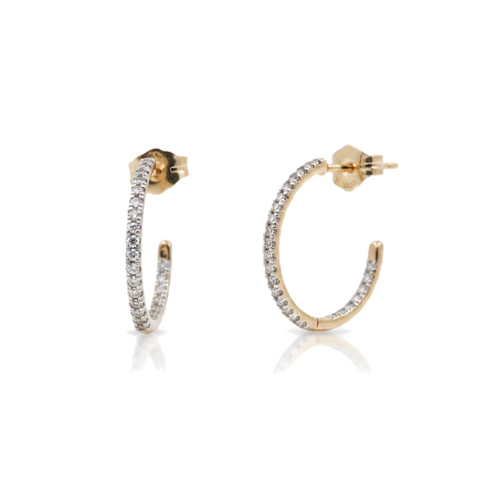 ARRACADAS DIAMANTES