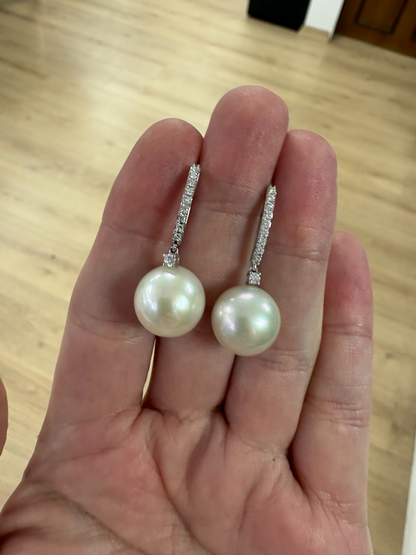 ARETES LARGOS PERLAS