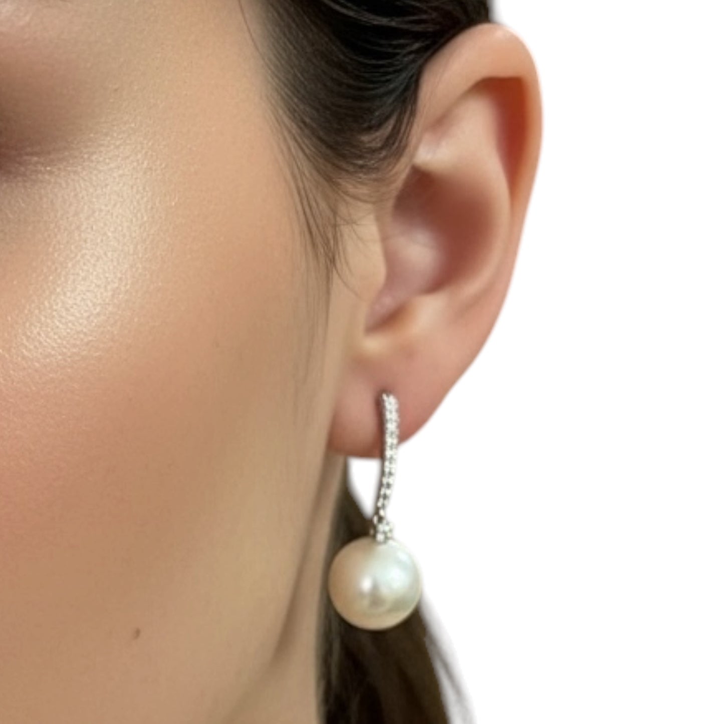 ARETES LARGOS PERLAS