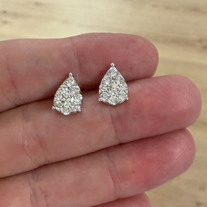 ARETES GOTA DIAMANTES