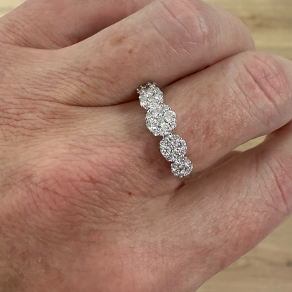 ANILLO CIRCULOS DIAMANTES