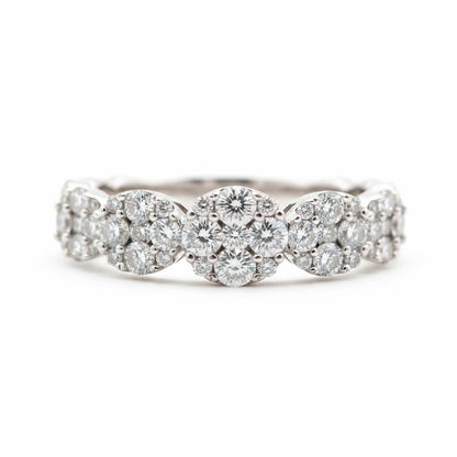 ANILLO CIRCULOS DIAMANTES
