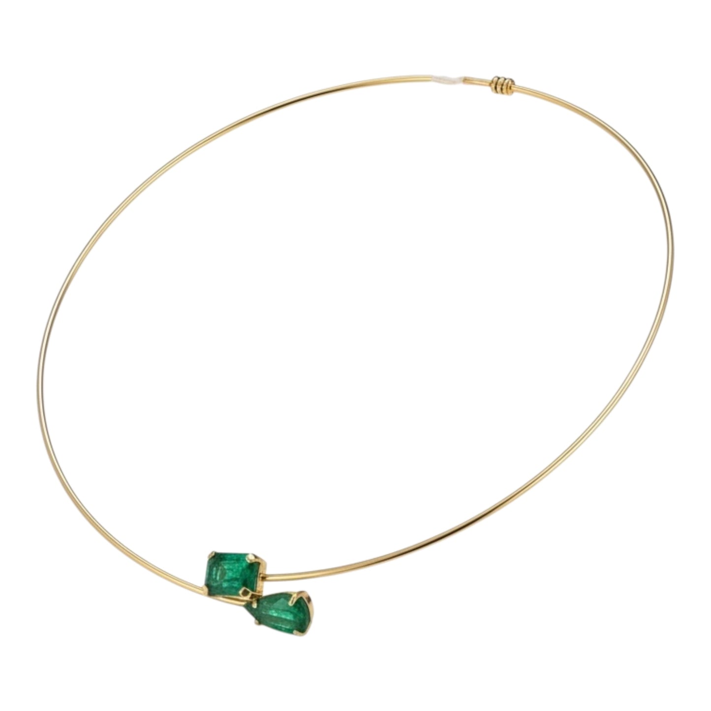 COLLAR TU Y YO ARO ESMERALDA
