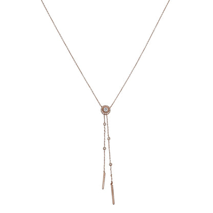 COLLAR CIRCULO DIAMANTES