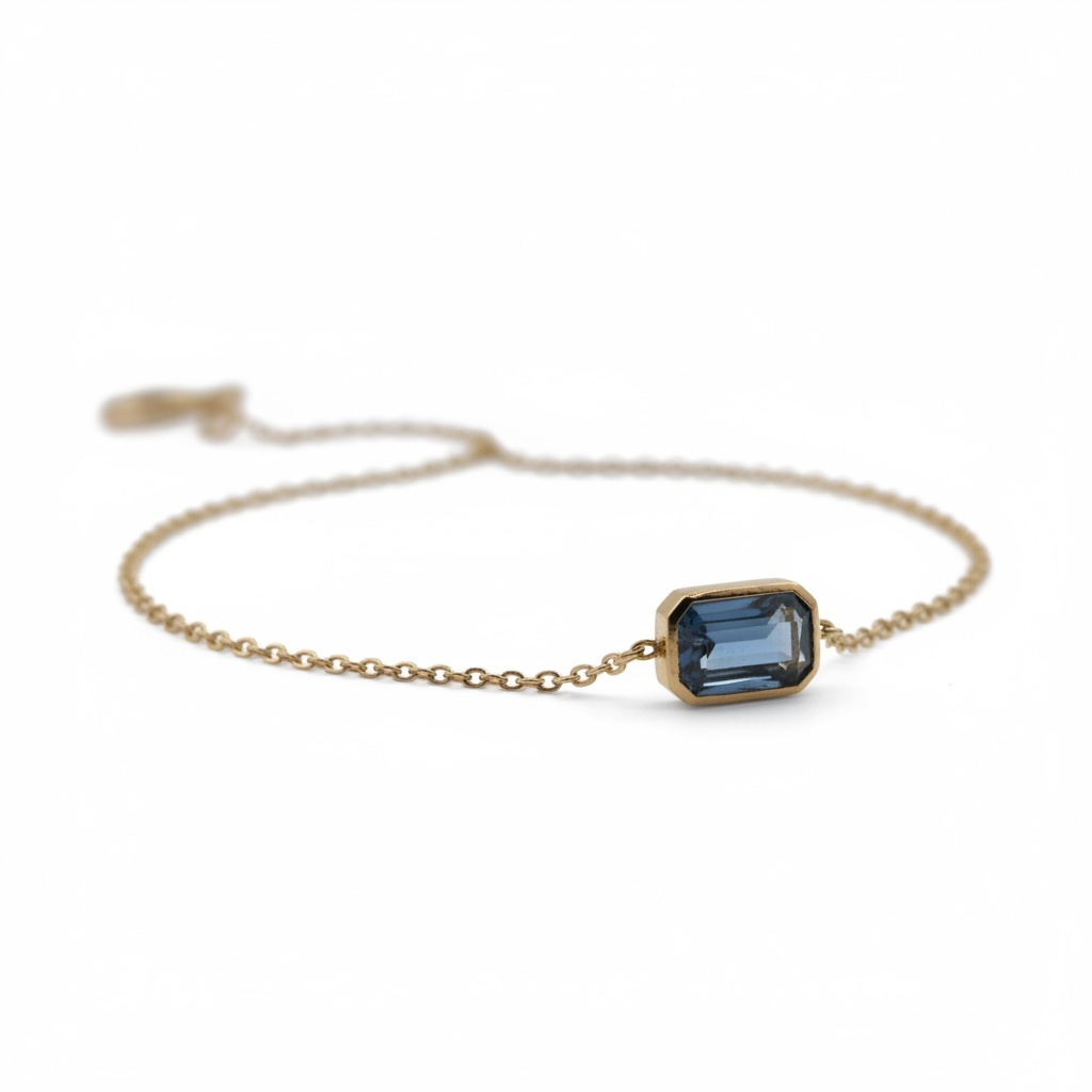 PULSERA ZAFIRO BISEL