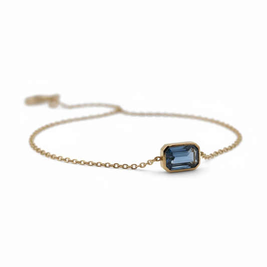 PULSERA ZAFIRO BISEL