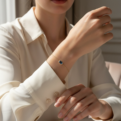 PULSERA ZAFIRO BISEL