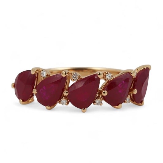 ANILLO RUBI GOTA