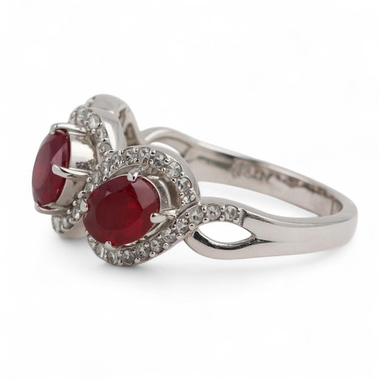 ANILLO TRIPLE RUBI