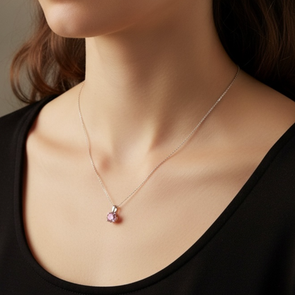COLLAR ZAFIRO ROSA