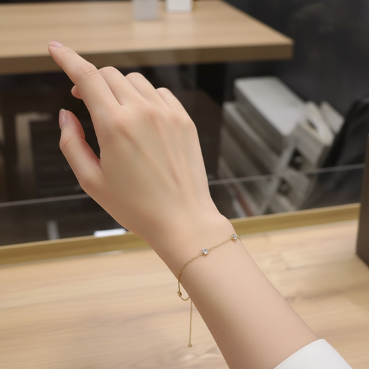 PULSERA TOPACIO BISEL