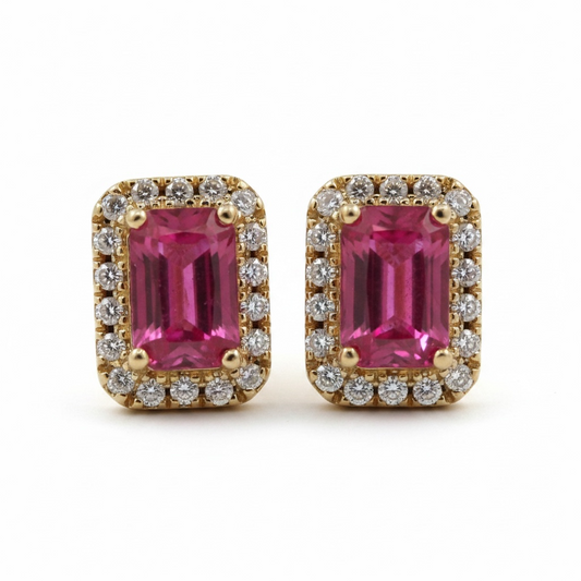 ARETES RECTANGULARES RUBI