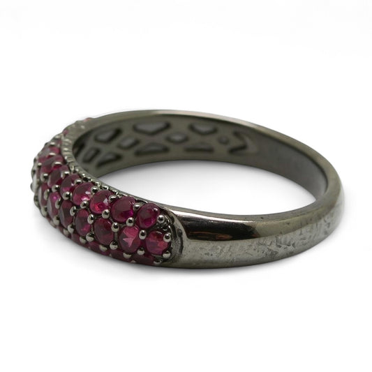 ANILLO ZAFIROS ROSAS