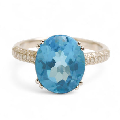 ANILLO TOPACIO OVAL