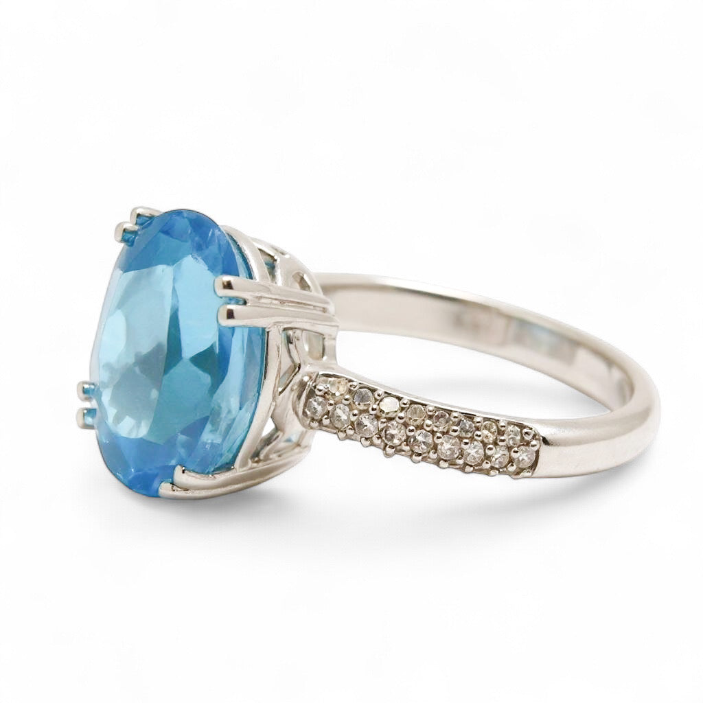 ANILLO TOPACIO OVAL