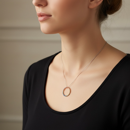 COLLAR CIRCULO RAINBOW