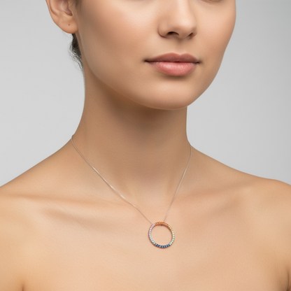 COLLAR CIRCULO RAINBOW