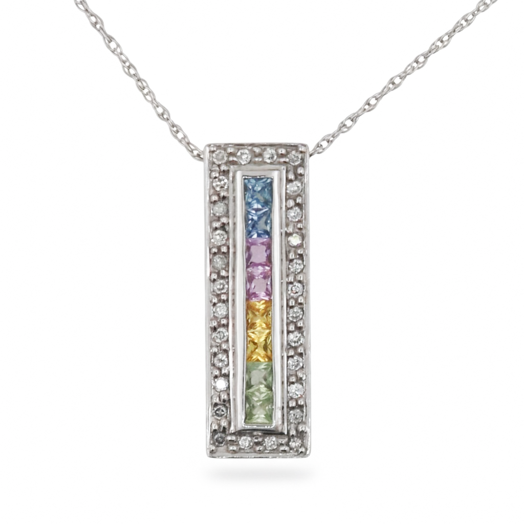 COLLAR BARRA RAINBOW