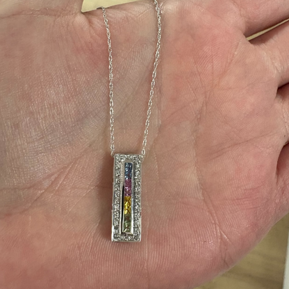 COLLAR BARRA RAINBOW