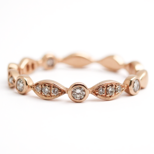 ANILLO ORO ROSA
