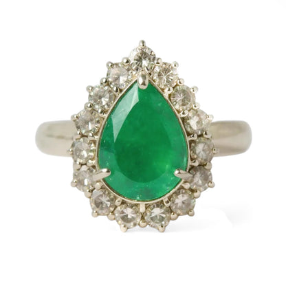 ANILLO ESMERALDA GOTA