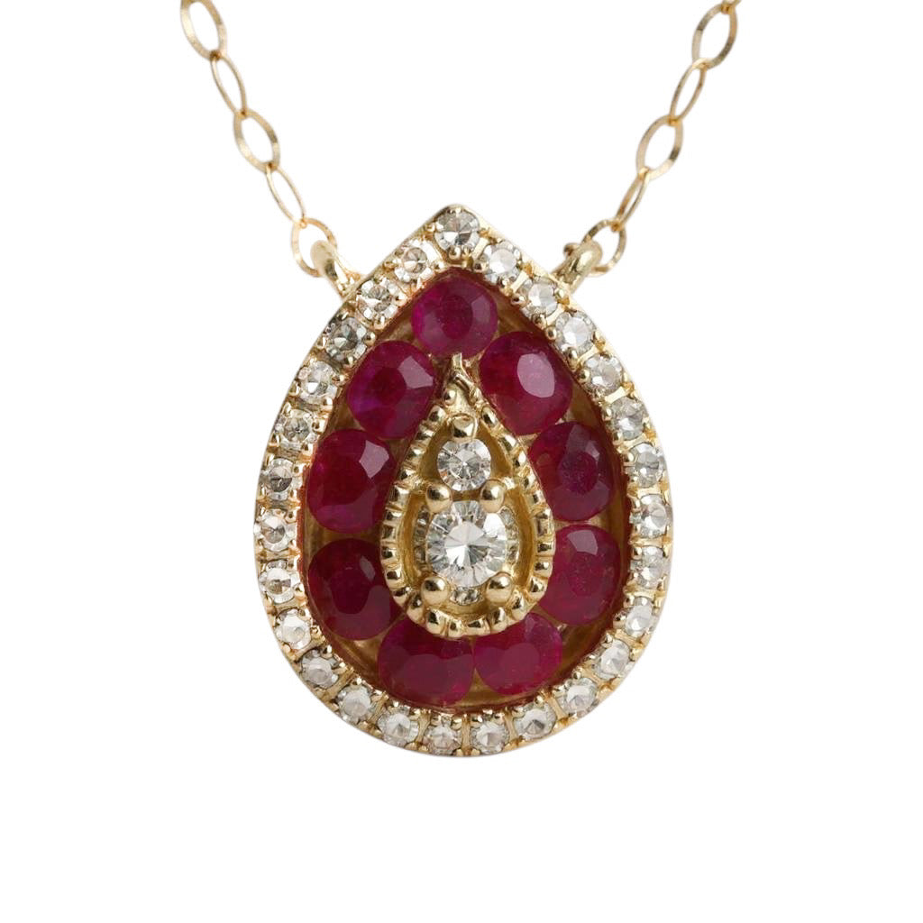 COLLAR GOTA RUBI