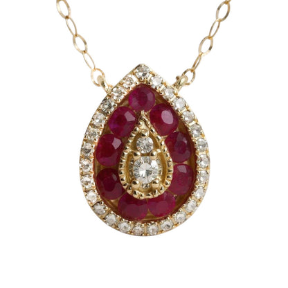 COLLAR GOTA RUBI