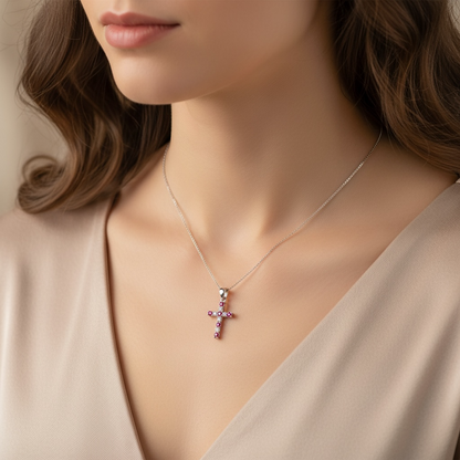 CRUZ ORO BLANCO RUBI