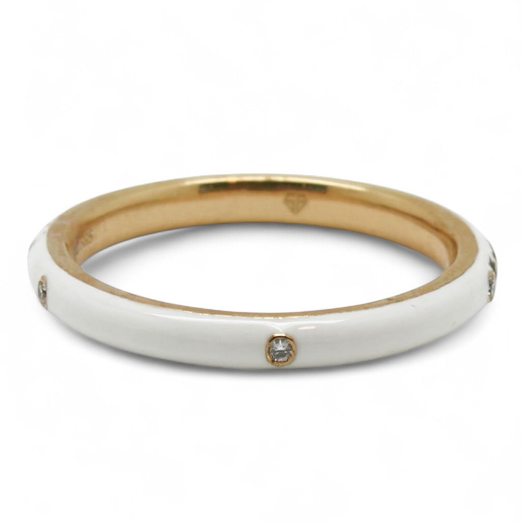 ANILLO ESMALTE BLANCO