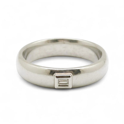 ANILLO DIAMANTE ORO BLANCO