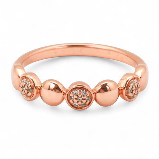 ANILLO BOLAS DIAMANTES