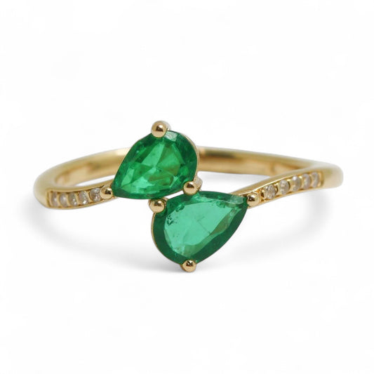 ANILLO ABIERTO ESMERALDA