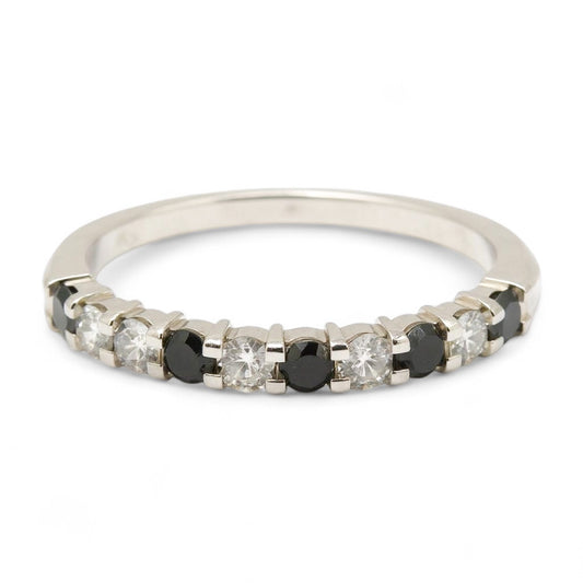 CHURUMBELA DIAMANTES NEGROS Y BLANCOS