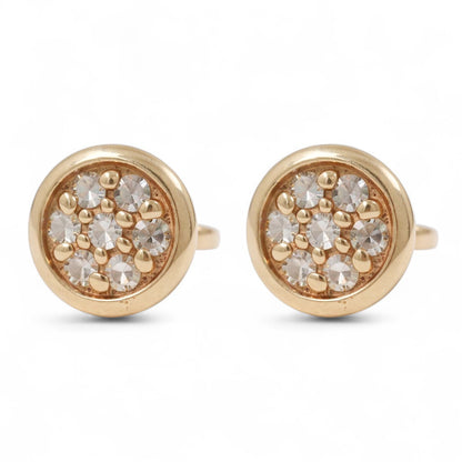 ARETES BISEL DIAMANTES