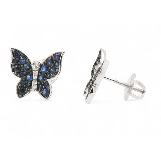 ARETES MARIPOSA ZAFIRO