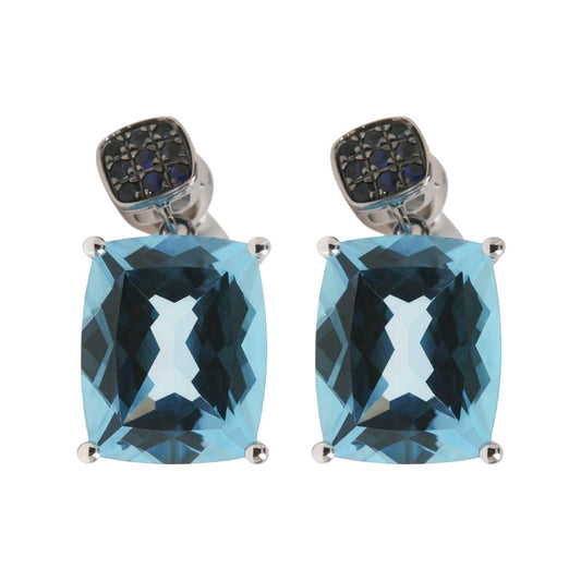 ARETES TOPACIO Y ZAFIRO
