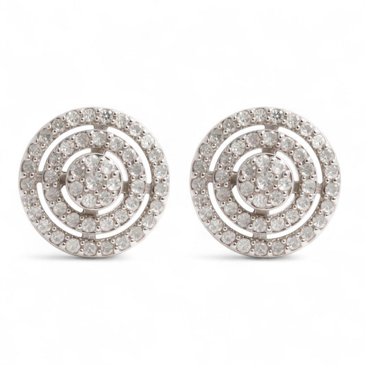 ARETES REDONDOS DIAMANTES