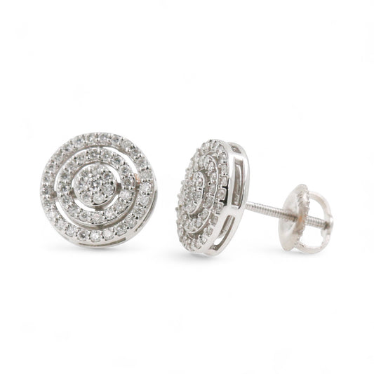 ARETES REDONDOS DIAMANTES