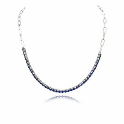 COLLAR TENNIS ZAFIRO LINKS