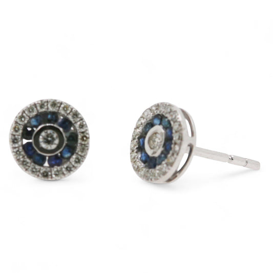 ARETES REDONDOS ZAFIRO