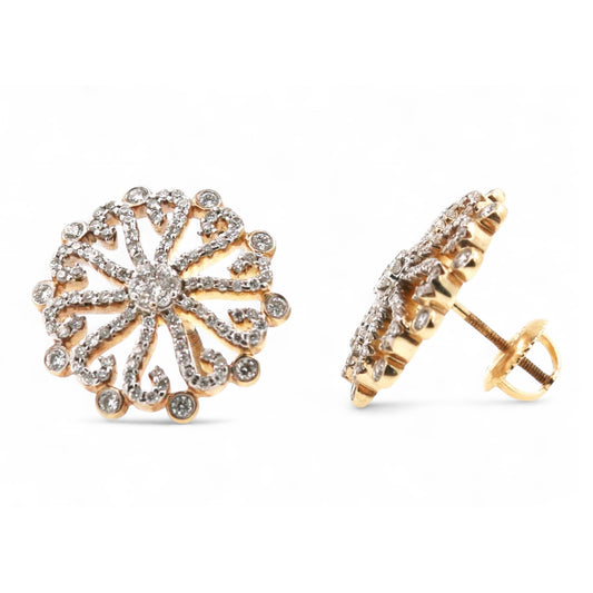ARETES REHILETE DIAMANTES