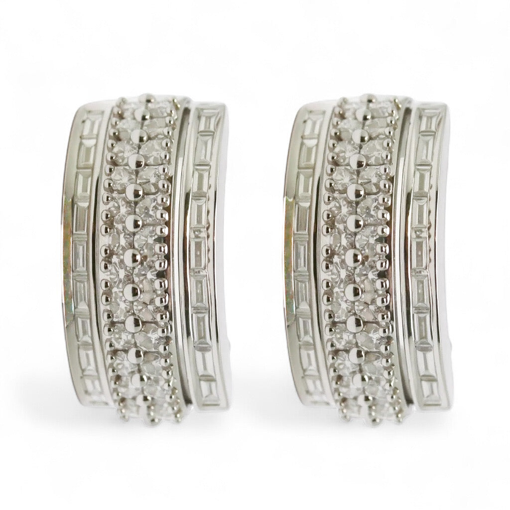 ARETES RECTANGULARES DIAMANTES