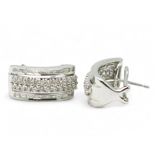 ARETES RECTANGULARES DIAMANTES