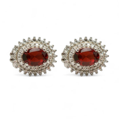 ARETES FLOR GRANATE