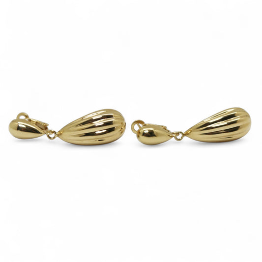 ARETES LARGOS ORO