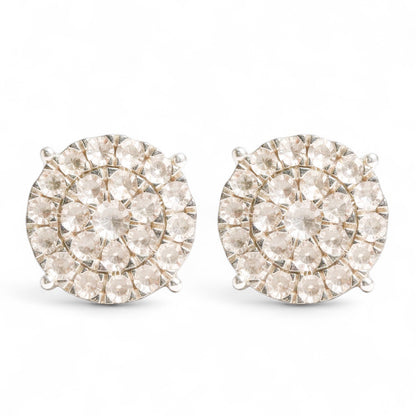 ARETES CIRCULO DIAMANTE