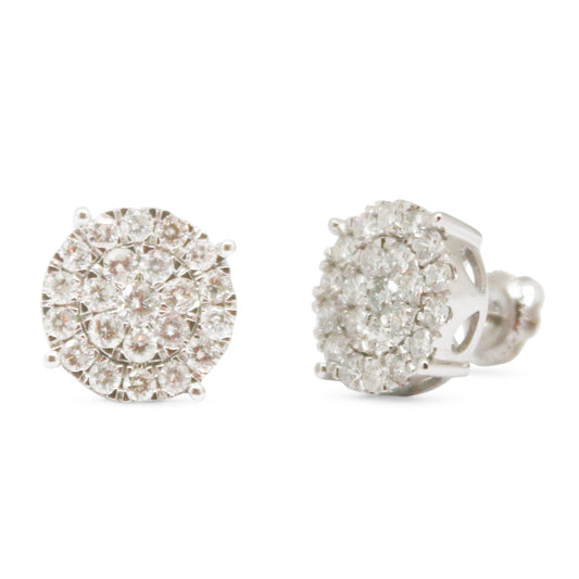 ARETES CIRCULO DIAMANTE
