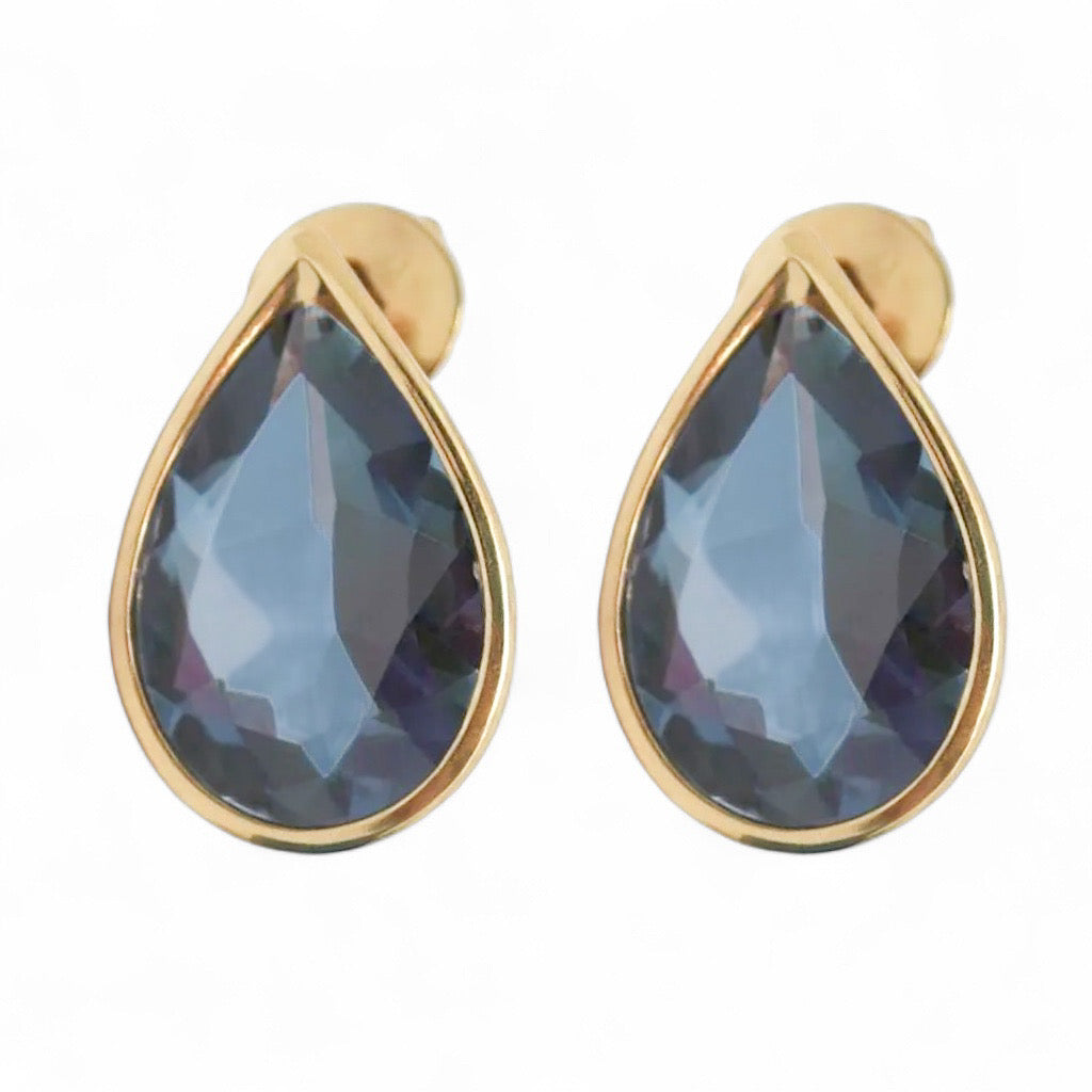 ARETES AMATISTA GOTA